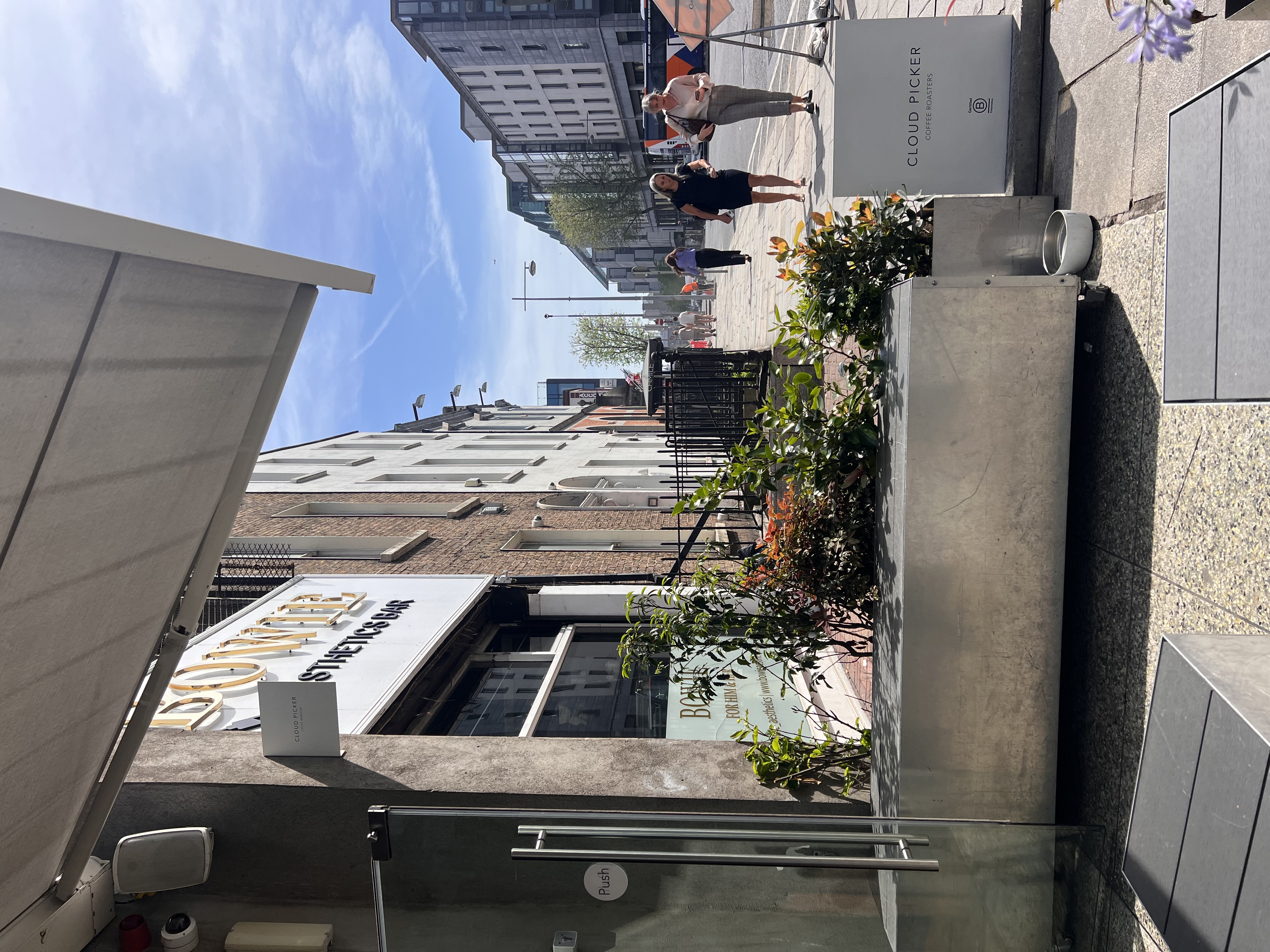 coffee served at cloud picker café