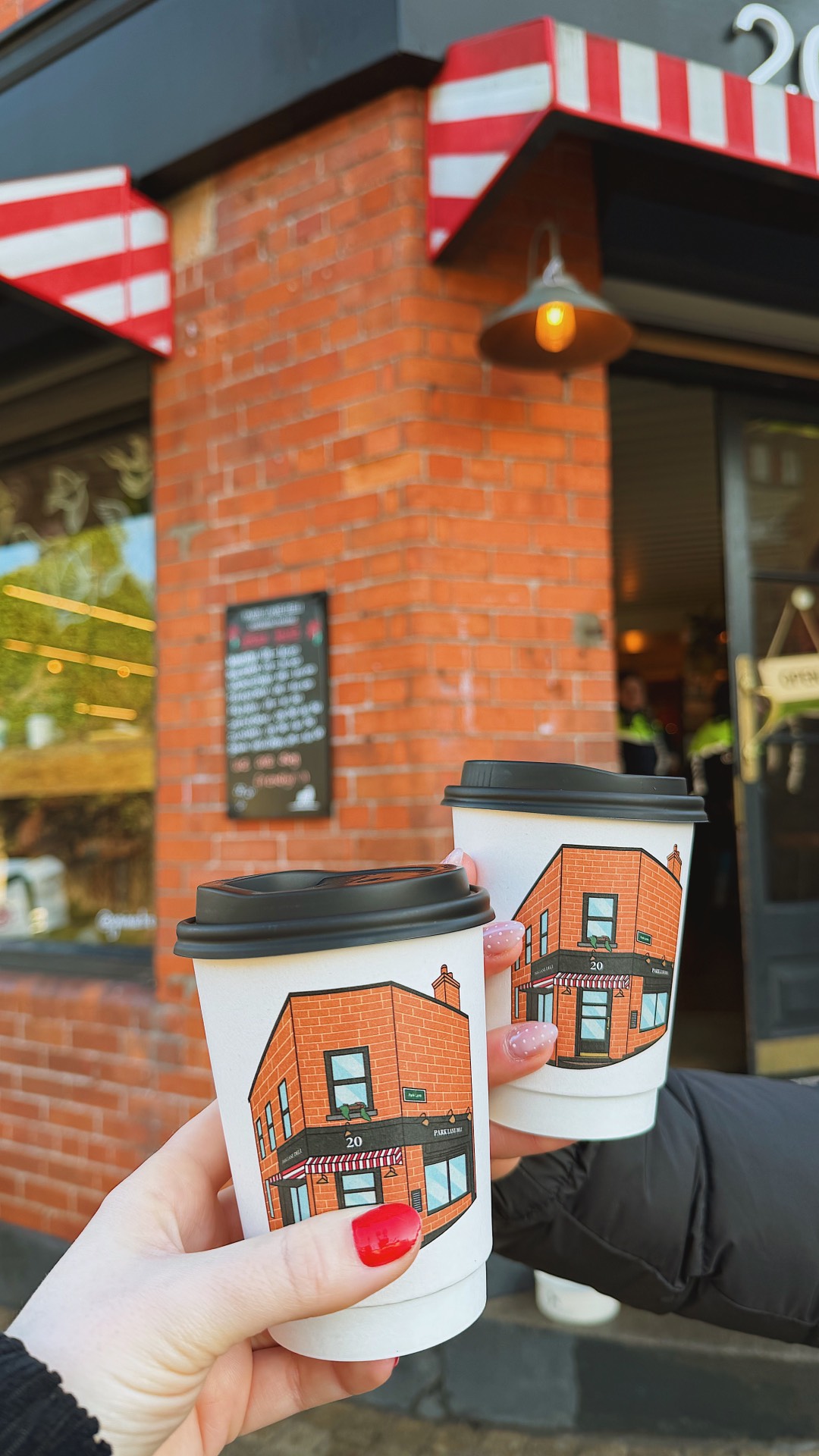 cup of coffee on a table