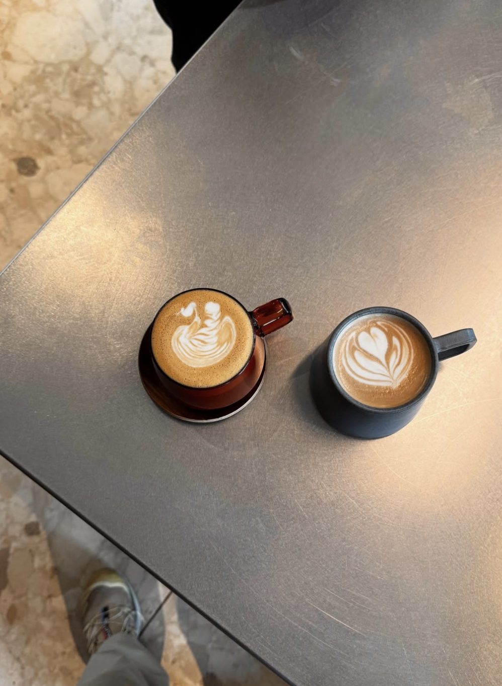 minimalist interior of volumes coffee Dublin